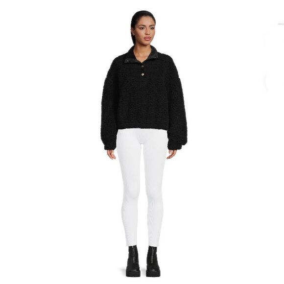 White Seamless Ribbed Leggings, 1-Pack Size 2X/3X - Picture 10 of 12